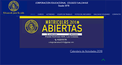 Desktop Screenshot of colegiodalcahue.cl